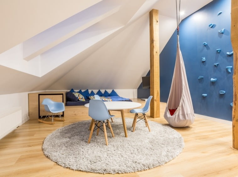 Play room at the attic