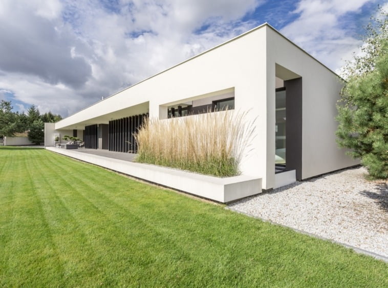 Modern geometric villa