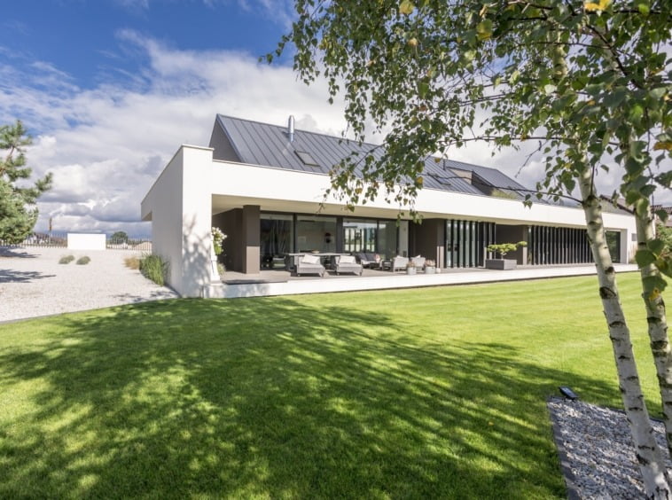 Outdoors view of modern house