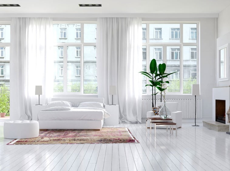 Modern apartment with ocean view