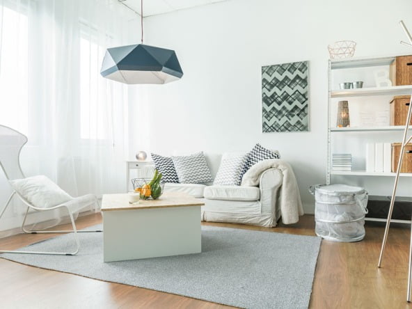 Modern apartment with ocean view